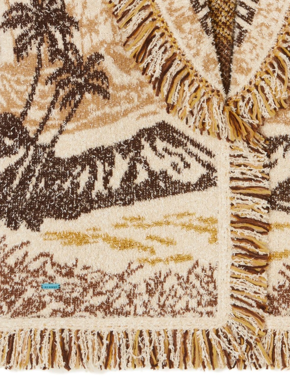 Affordable fringed-edge cardigan Alanui patterned-jacquard Women 0429